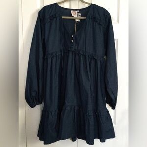 Elf Navy Dress NWT